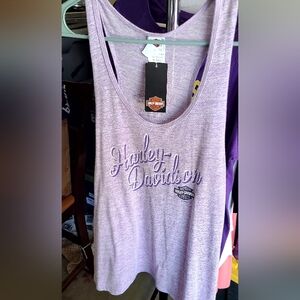 Harley-Davidson Lavender Logo Tank Top